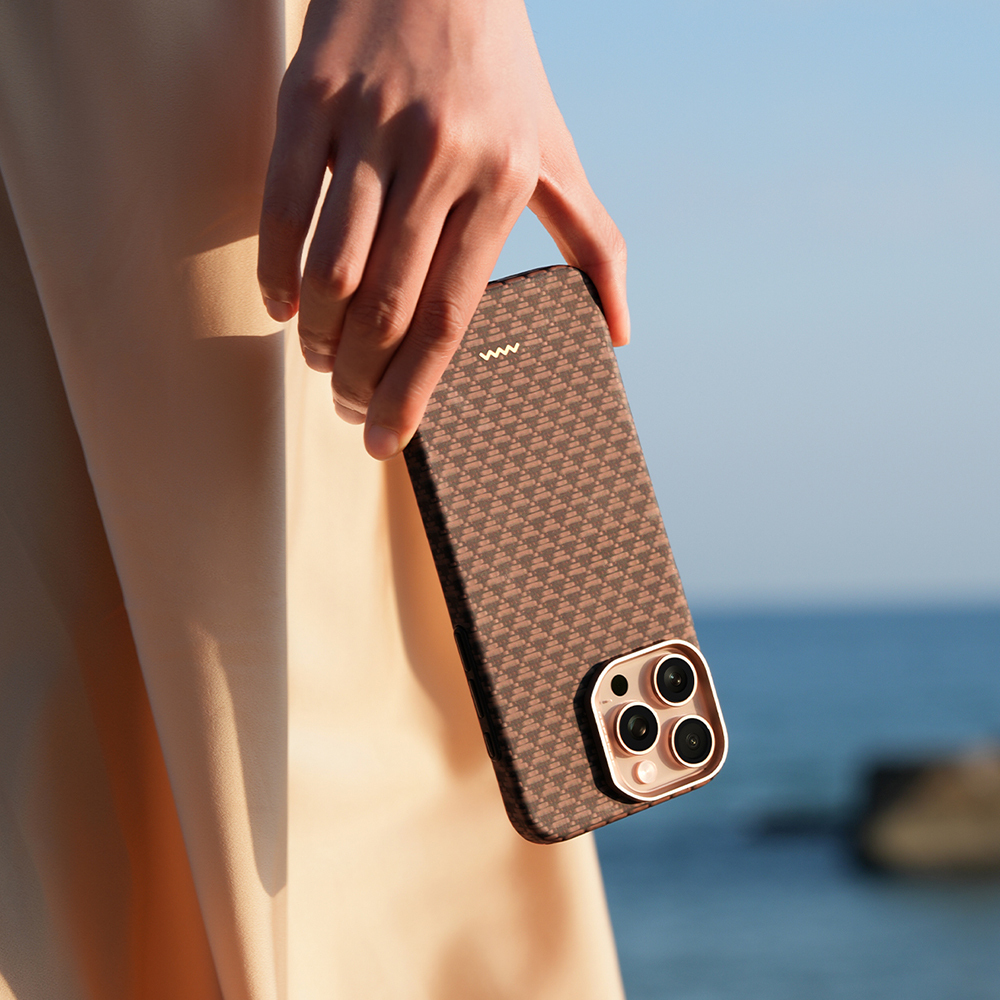 Apple iPhone 16 Pro Max Uyumlu Kılıf M-safe Şarj Özellikli Raptic Aramid Skin Origin Serisi Kapak - 13