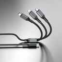 Go-Des GD-UC617 3in1 Type-C to Lightning – Type-C – Micro USB Ultra Hızlı PD Şarj Kablosu 100W 1.2M - 2