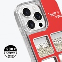 Apple iPhone 16 Pro Uyumlu Kılıf Aynalı ve Boncuklu Tasarım Youngkit Spirit Serisi Kapak - 5