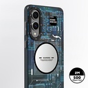 Samsung Galaxy S25 Edge Uyumlu Kılıf M-safe Şarj Özellikli Youngkit Technology Serisi Kapak - 2