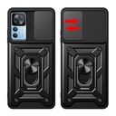 Xiaomi Mi 12T Pro Uyumlu Kılıf Magnetik Standlı Kamera Korumalı Zore Sürgülü Vega Kapak - 2
