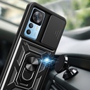 Xiaomi Mi 12T Pro Uyumlu Kılıf Magnetik Standlı Kamera Korumalı Zore Sürgülü Vega Kapak - 5