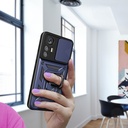 Xiaomi Mi 12 Lite Uyumlu Kılıf Magnetik Standlı Kamera Korumalı Zore Sürgülü Vega Kapak - 6