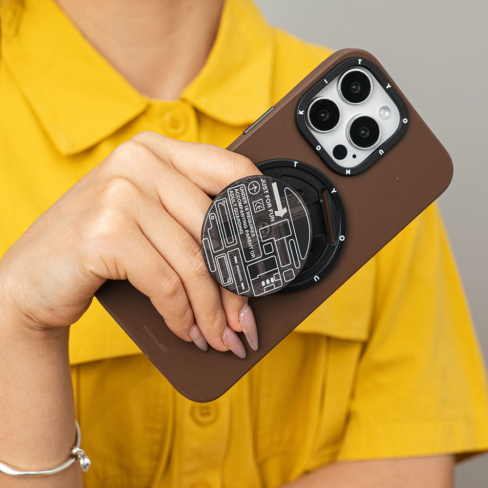 Youngkit Telefon ve Tabletler için Magnetik Ring Stand - 5