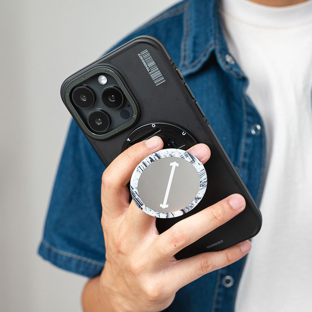 Youngkit Telefon ve Tabletler için Magnetik Ring Stand - 7