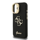 Apple iPhone 16 Uyumlu Kılıf Guess Orjinal Lisanslı Grained Yazı Logolu Kamera Standlı Kapak - 19
