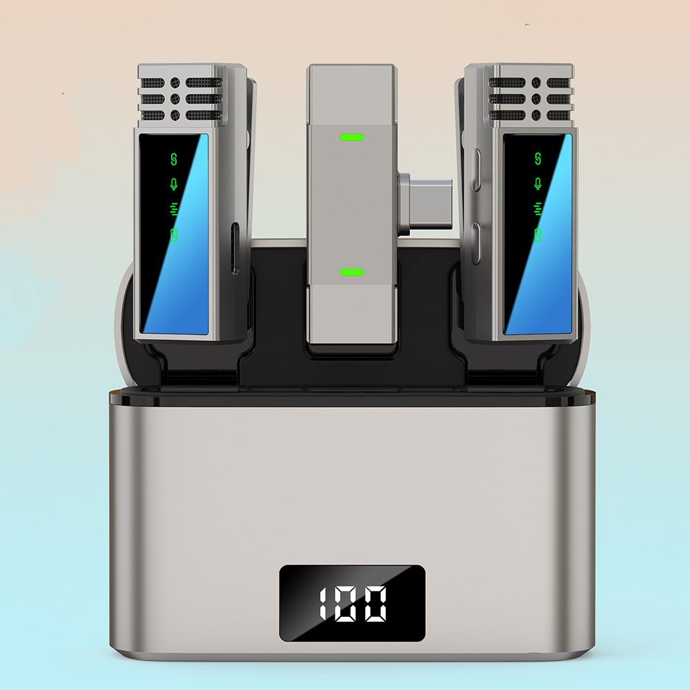 Jmary MW-15 Type-C Portlu Kablosuz Yaka Mikrofonu - 5