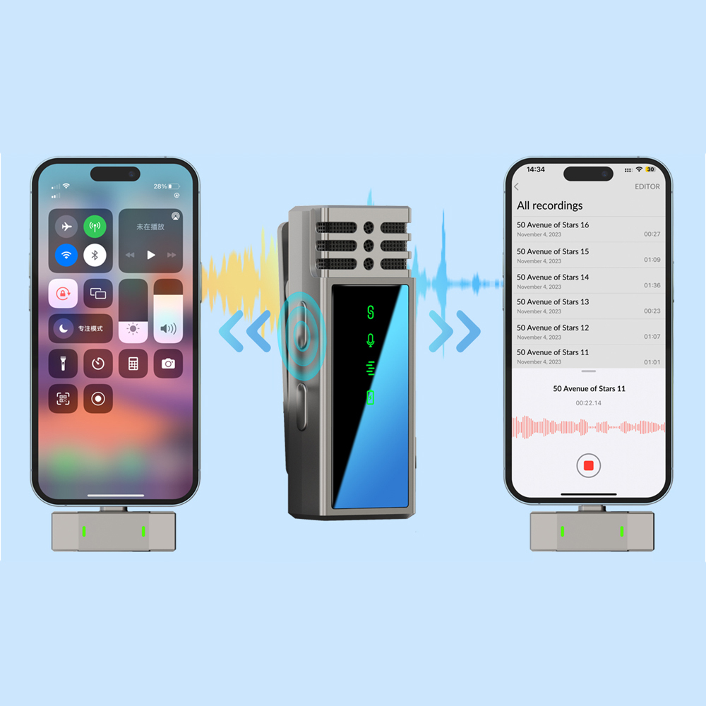 Jmary MW-15 Type-C Portlu Kablosuz Yaka Mikrofonu - 7