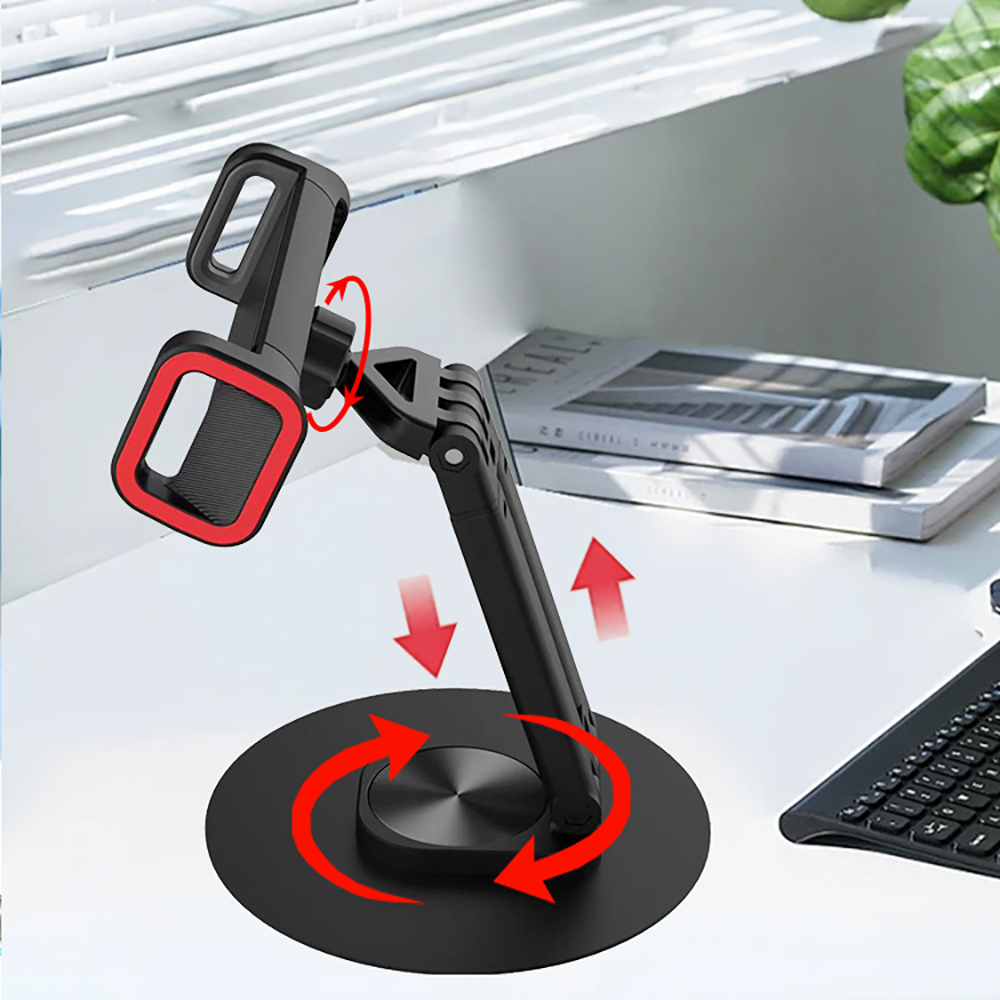 Jmary MK-63 Ayarlanabilir Katlanabilir 360 Derece Dönebilen Telefon ve Tablet Standı - 2