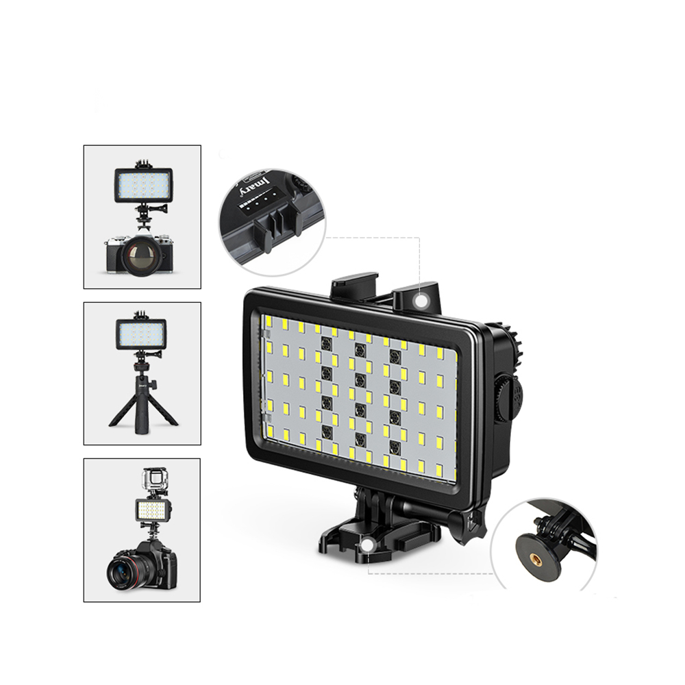 Jmary FM-72RGB IPX8 Sertifikalı RGB Su Altı Kamera Işığı - 1