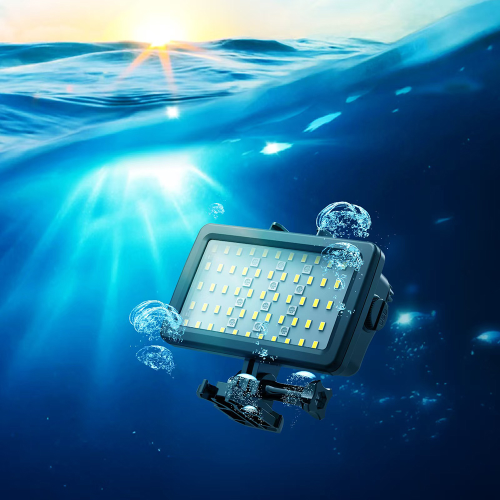 Jmary FM-72RGB IPX8 Sertifikalı RGB Su Altı Kamera Işığı - 4