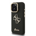 Apple iPhone 15 Pro Uyumlu Kılıf Guess Orjinal Lisanslı Grained Yazı Logolu Kamera Standlı Kapak - 1