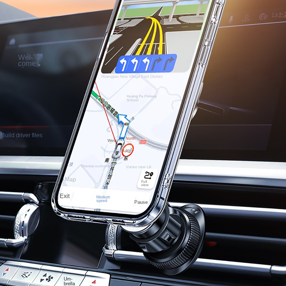 Jmary MH-78 Havalandırma Tasarımlı Magnetik Araç Telefon Tutucu - 8