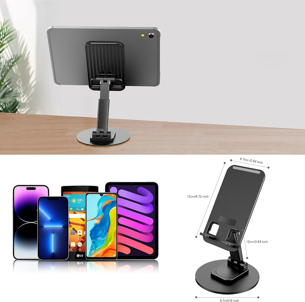 Jmary MK-59 Ayarlanabilir Katlanabilir 360 Derece Dönebilen Telefon ve Tablet Standı - 1