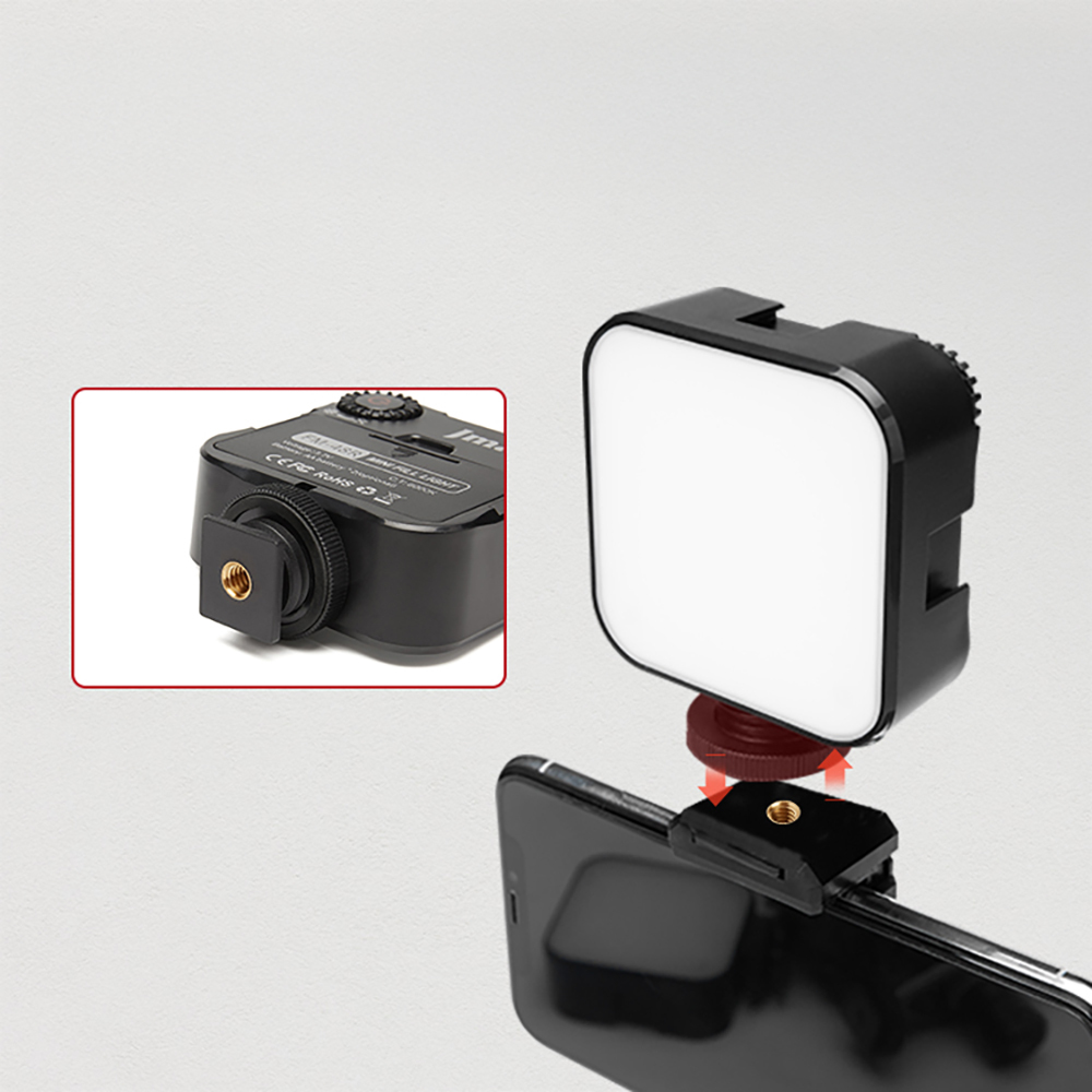 Jmary FM-48R Mini Fill Light Telefon-Kamera Üstü Pilli Aydınlatma Işığı - 3