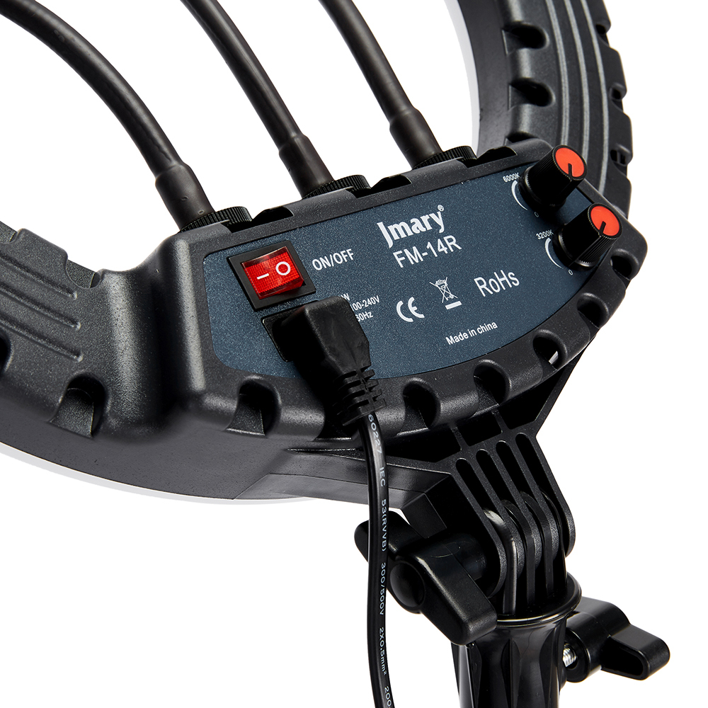 Jmary FM-14R Kumandalı 34cm Işıklı Telefon Tutucu Ring Light - 12