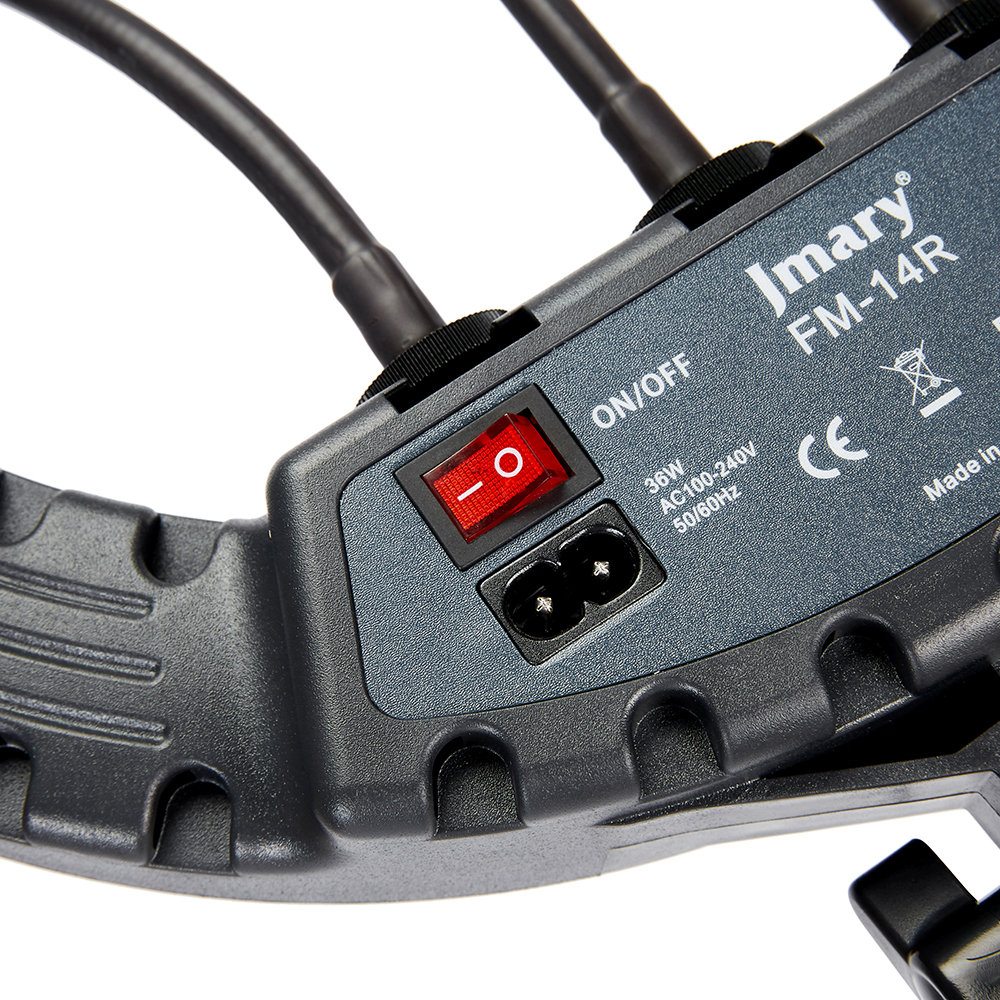 Jmary FM-14R Kumandalı 34cm Işıklı Telefon Tutucu Ring Light - 13