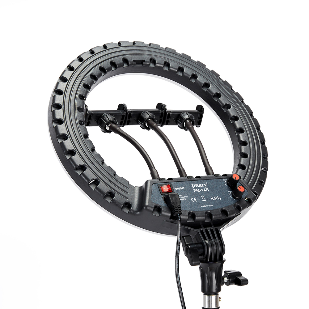 Jmary FM-14R Kumandalı 34cm Işıklı Telefon Tutucu Ring Light - 16