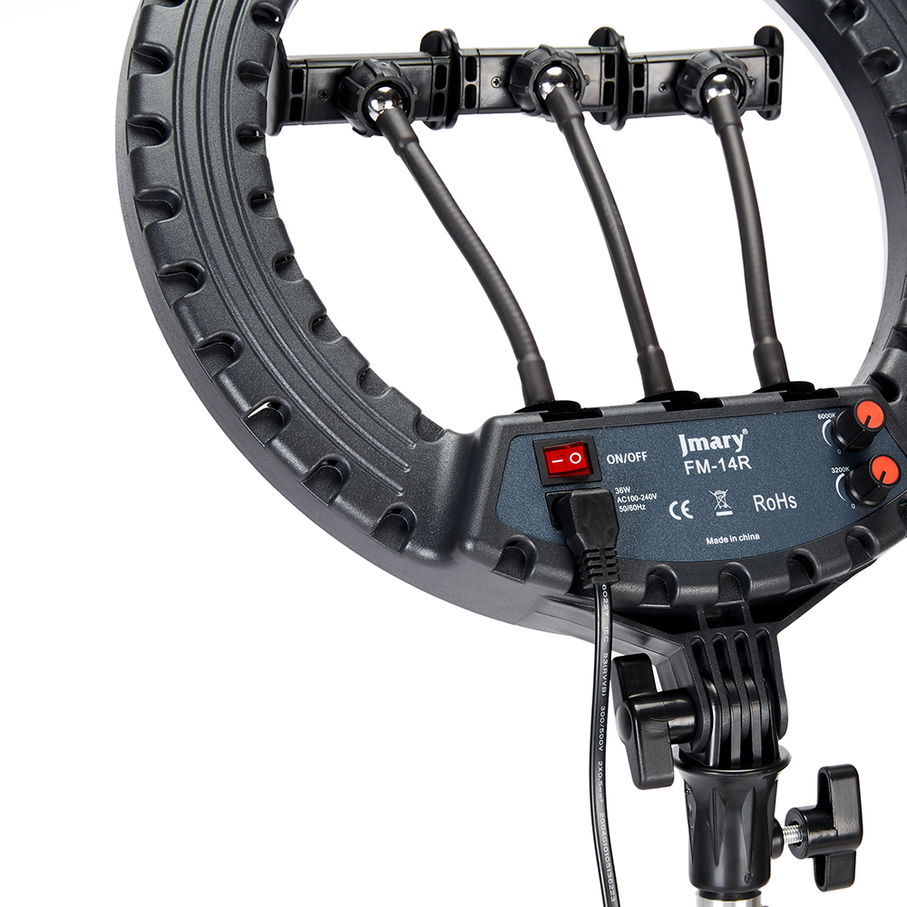 Jmary FM-14R Kumandalı 34cm Işıklı Telefon Tutucu Ring Light - 20