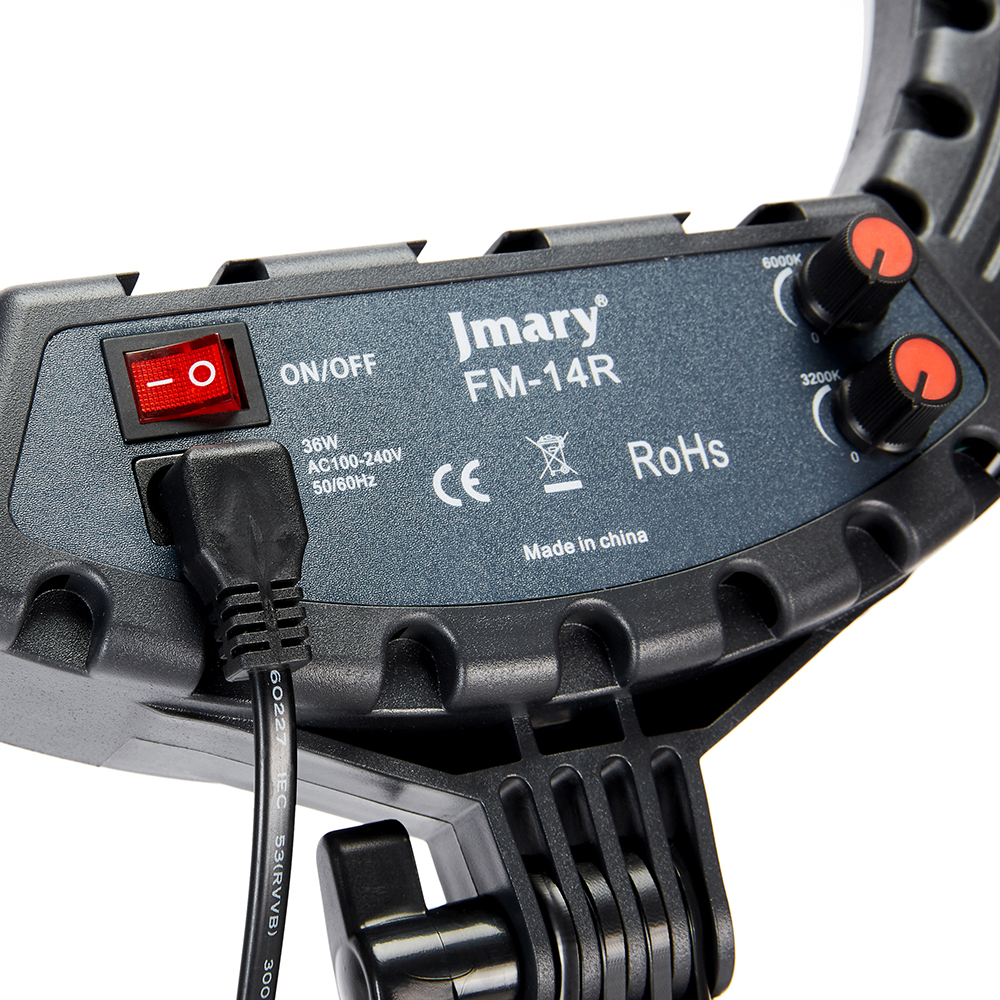 Jmary FM-14R Kumandalı 34cm Işıklı Telefon Tutucu Ring Light - 23