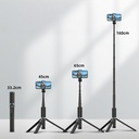 Jmary KT-259 360 Derece Dönebilen Kablosuz Kumandalı Tripod ve Selfie Çubuğu - 3