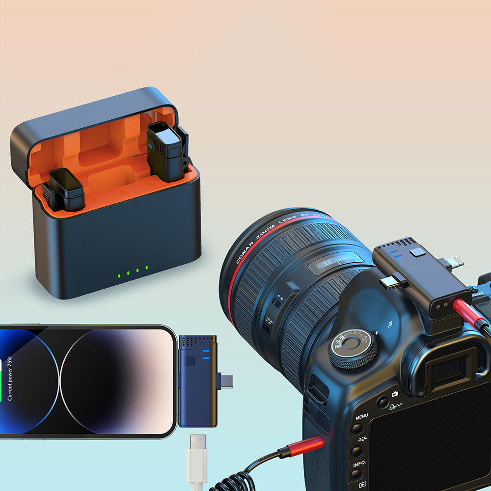 Jmary MW-16 3 in 1 Kablosuz Yaka Mikrofonu - 3