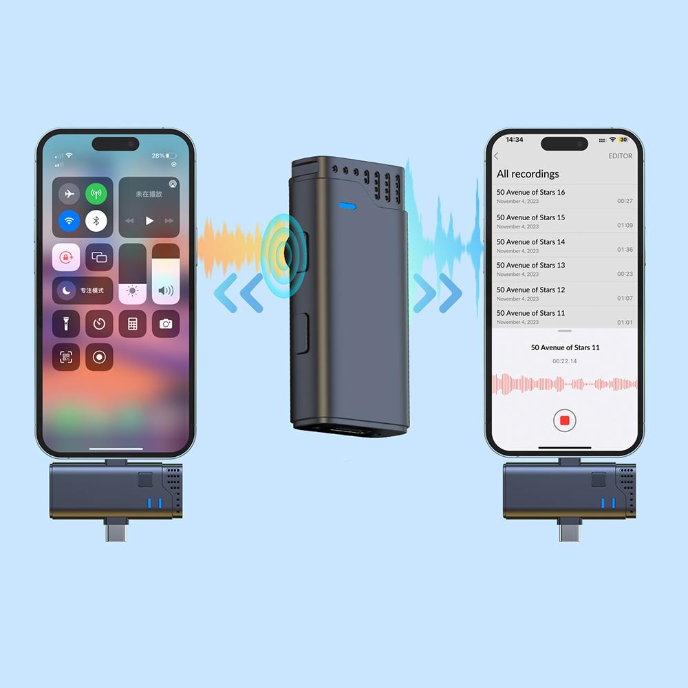 Jmary MW-16 3 in 1 Kablosuz Yaka Mikrofonu - 6