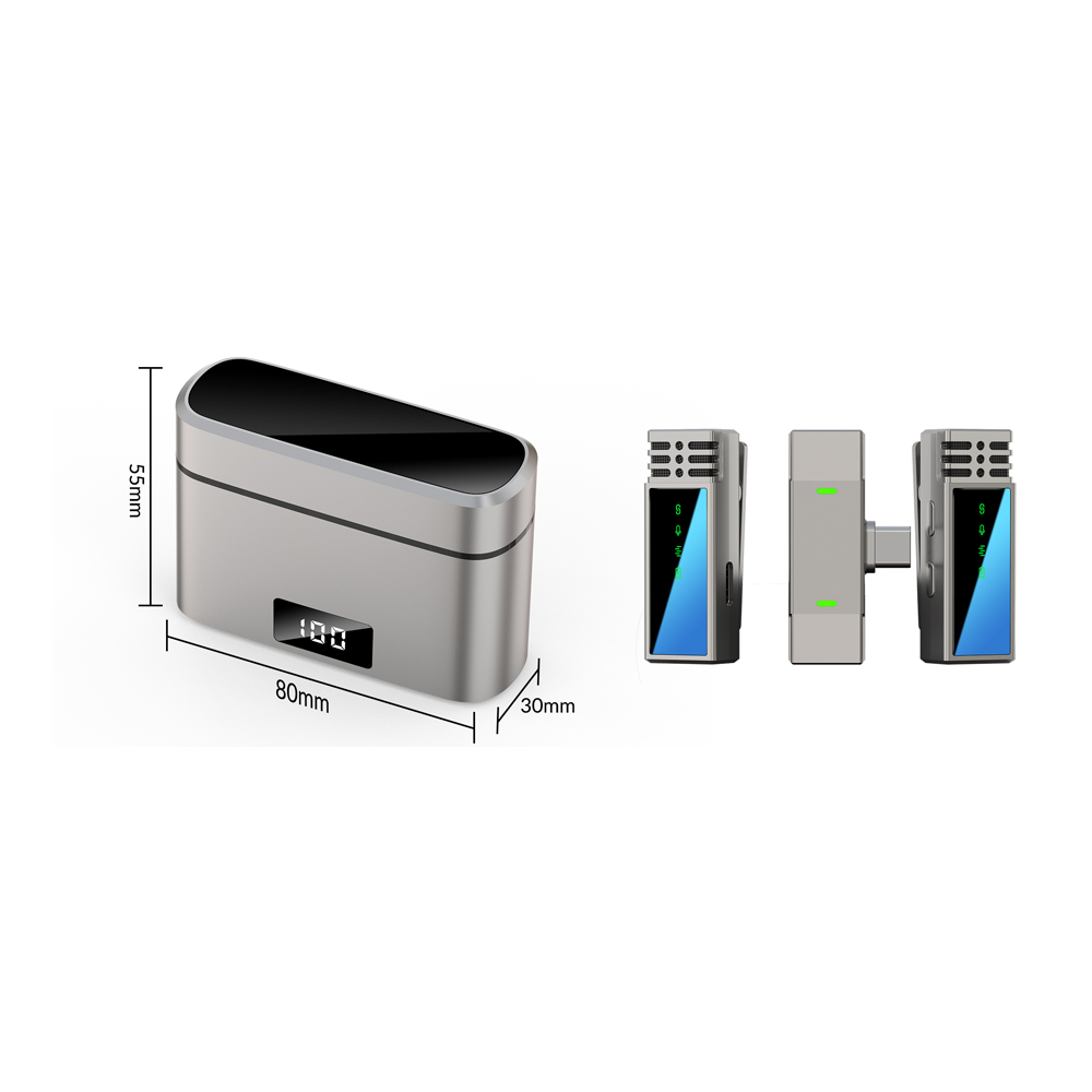 Jmary MW-15 Lightning Portlu Kablosuz Yaka Mikrofonu - 1