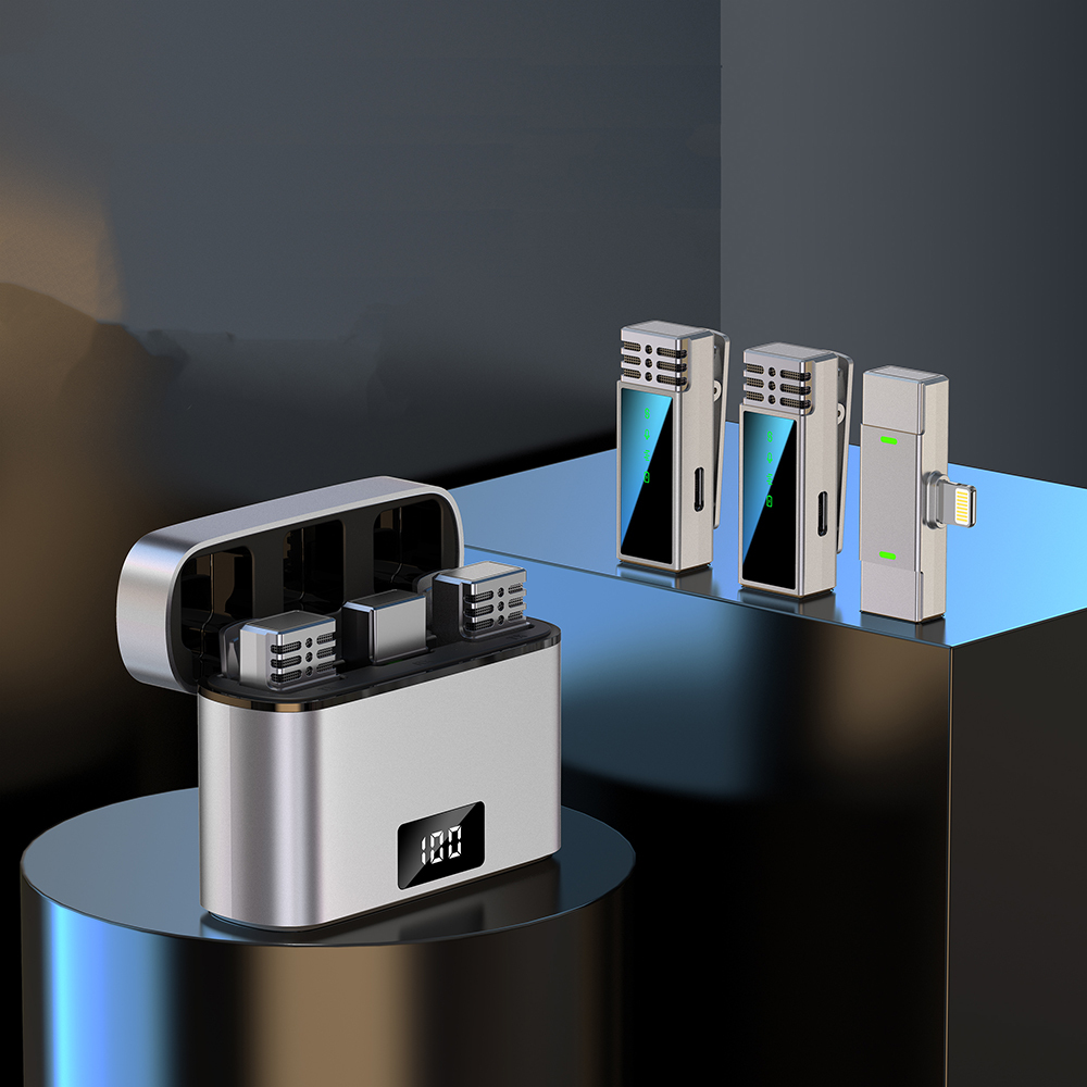 Jmary MW-15 Lightning Portlu Kablosuz Yaka Mikrofonu - 4