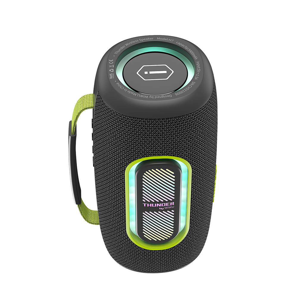 Wiwu H7 RGB Işıklı Askılı TWS Bluetooth Speaker Hoparlör v5.3 40W - 6