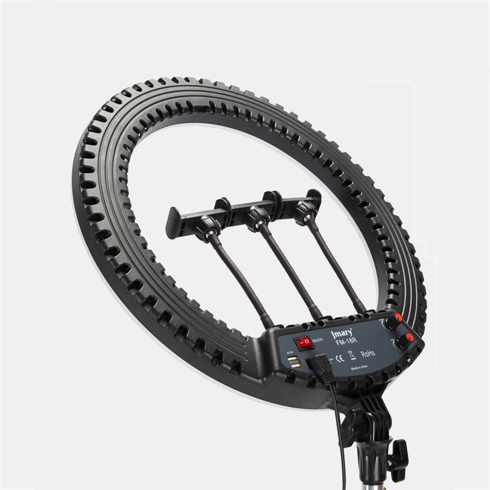 Jmary FM-18R Uzaktan Kumandalı 43cm Işıklı Telefon Tutucu Ring Light - 2