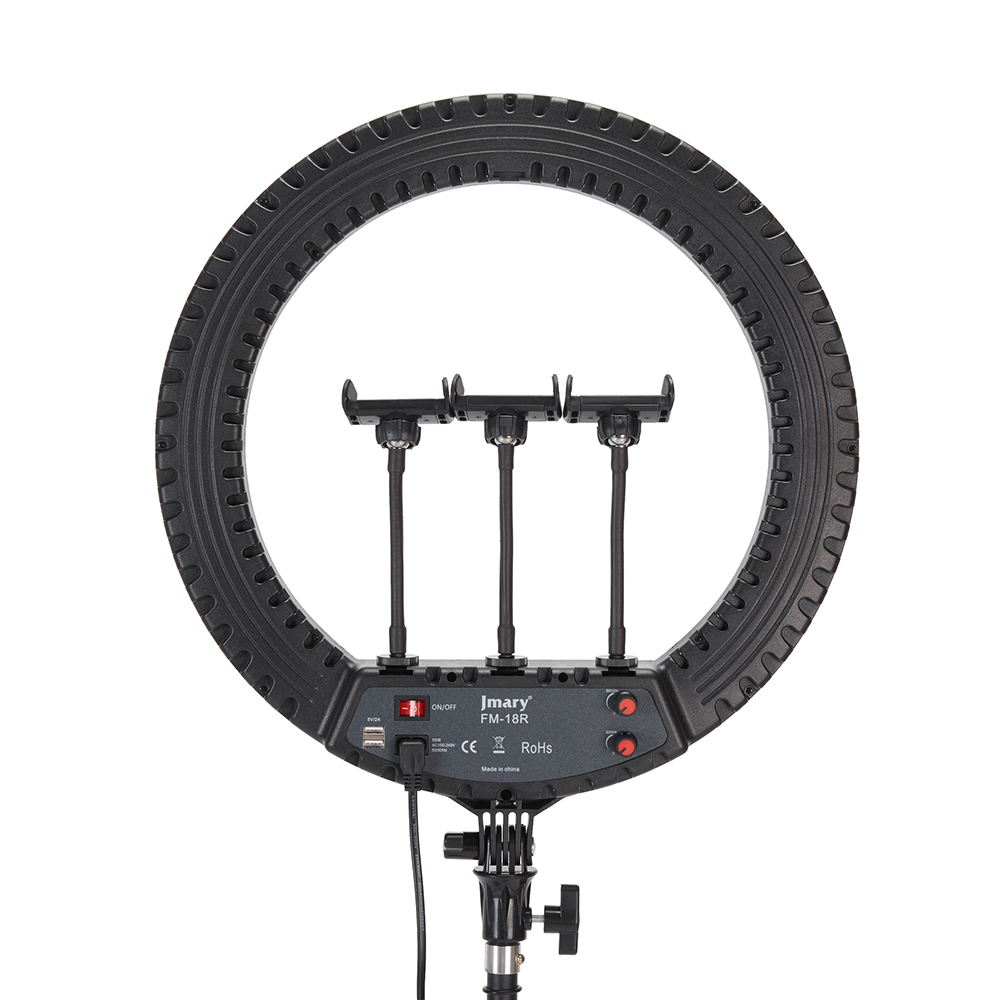 Jmary FM-18R Uzaktan Kumandalı 43cm Işıklı Telefon Tutucu Ring Light - 5