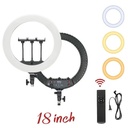 Jmary FM-18R Uzaktan Kumandalı 43cm Işıklı Telefon Tutucu Ring Light - 6