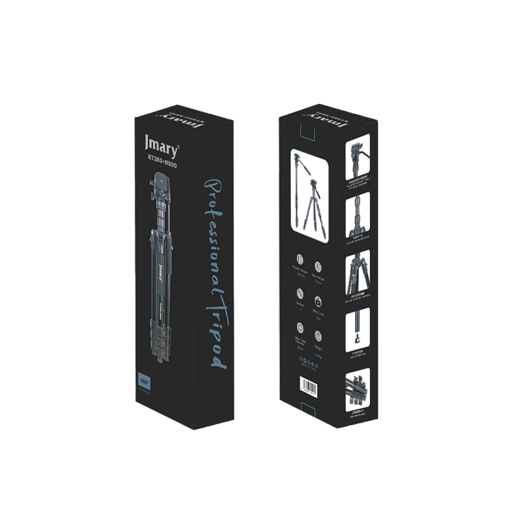 Jmary KT285+NB50 Ayarlanabilir Başlıklı Tripod - 6