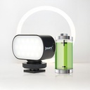 Jmary FM-16RGB Mandallı Dijital LED Göstergeli Telefon-Kamera Üstü RGB Lamba 750mAh - 1