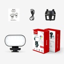 Jmary FM-16RGB Mandallı Dijital LED Göstergeli Telefon-Kamera Üstü RGB Lamba 750mAh - 7