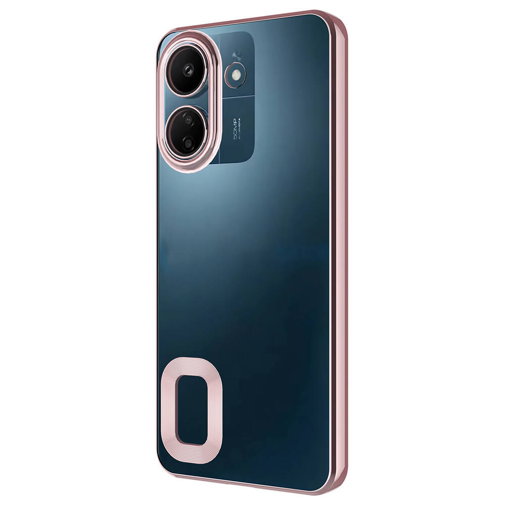 Xiaomi Redmi 13C Uyumlu Kılıf Kamera Korumalı Logo Gösteren Zore Omega Kapak - 4