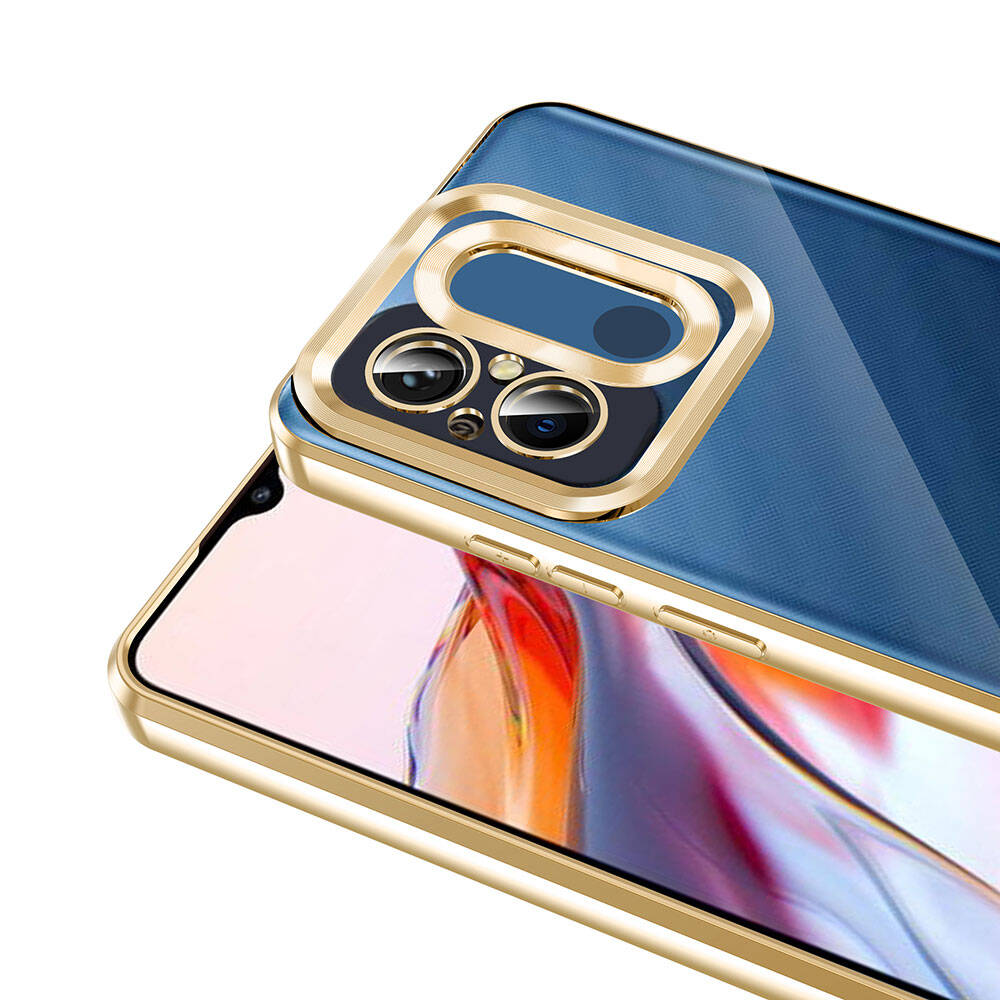 Xiaomi Redmi 12C Uyumlu Kılıf Kamera Korumalı Logo Gösteren Zore Omega Kapak - 3