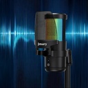 Jmary MC-PW13 Ayrılabilen Pop Filtreli Gürültü Önleyici 360° Dönebilen Tak Çalıştır USB Mikrofon - 3