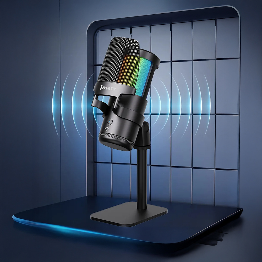 Jmary MC-PW13 Ayrılabilen Pop Filtreli Gürültü Önleyici 360° Dönebilen Tak Çalıştır USB Mikrofon - 4