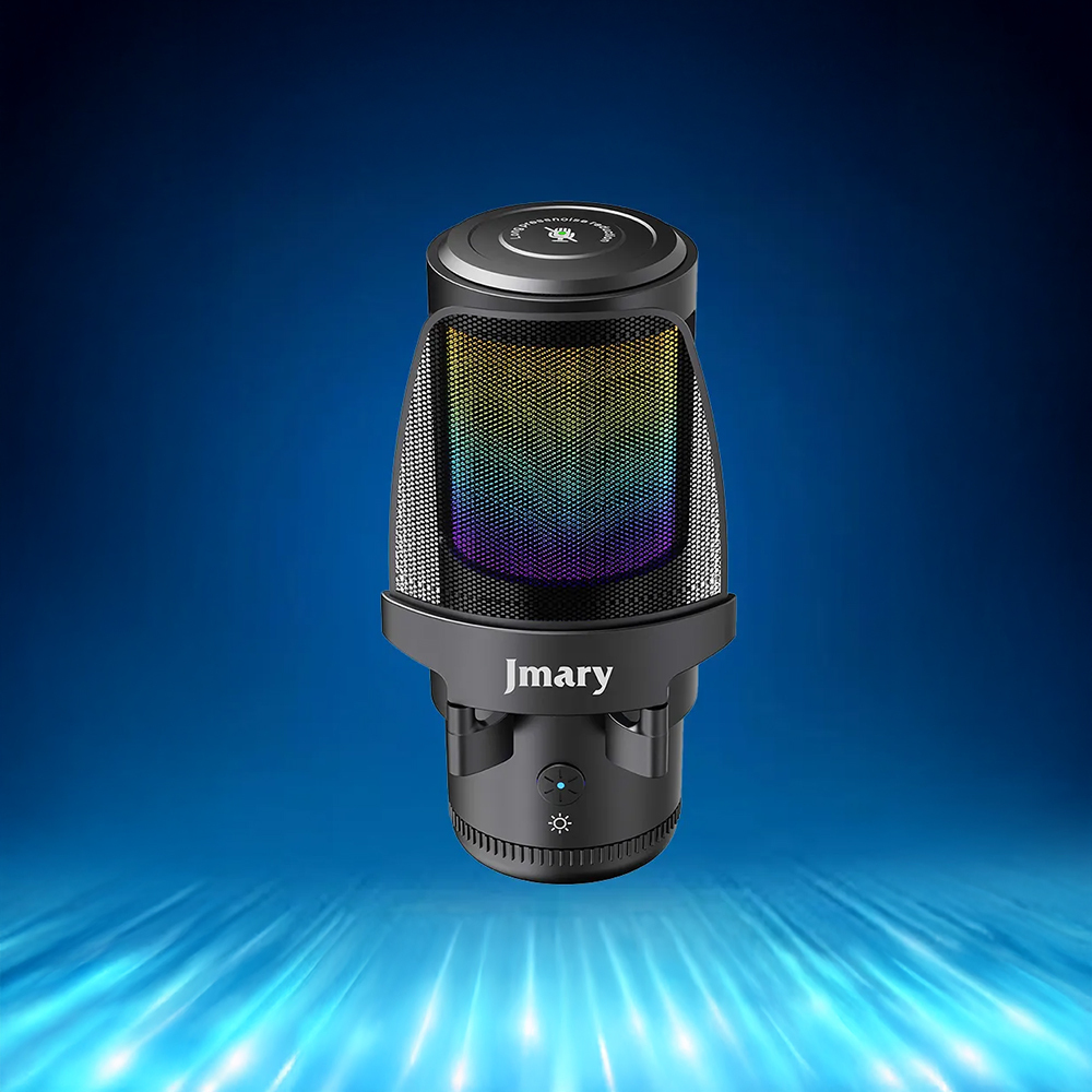 Jmary MC-PW13 Ayrılabilen Pop Filtreli Gürültü Önleyici 360° Dönebilen Tak Çalıştır USB Mikrofon - 8