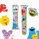 Apple Watch 42mm Uyumlu Casebang Sesame Street Serisi Deri Saat Kordon - 3