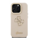 Apple iPhone 15 Pro Max Uyumlu Kılıf Guess Orjinal Lisanslı Grained Yazı Logolu Kamera Standlı Kapak - 16