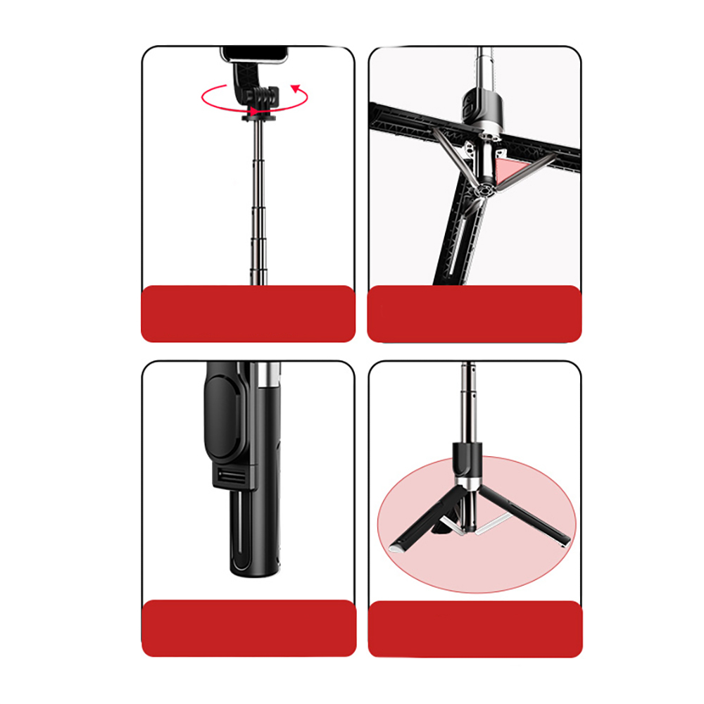 Jmary KT-219 360 Derece Dönebilen Kablosuz Kumandalı Tripod ve Selfie Çubuğu - 4