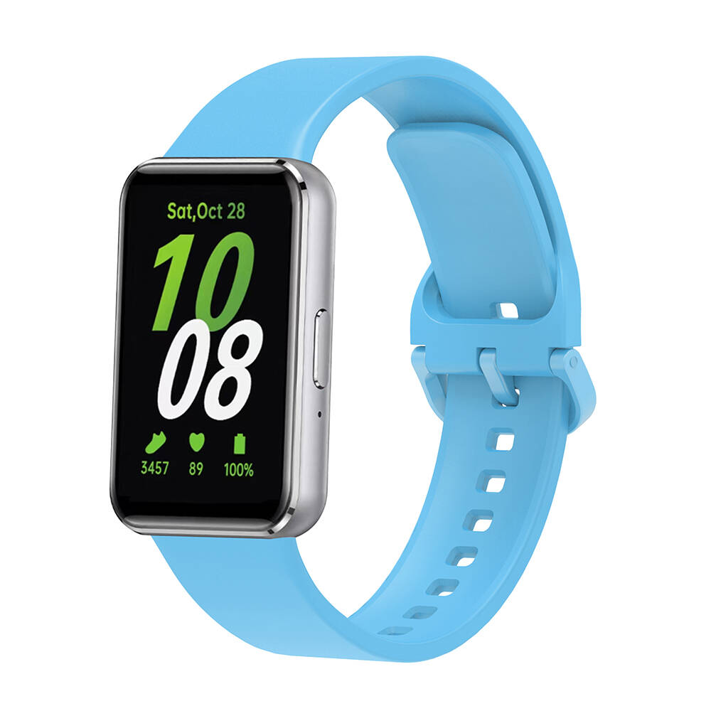 Samsung Galaxy Fit 3 Uyumlu Silikon Kordon Zore KRD-110 Strap Kayış - 8