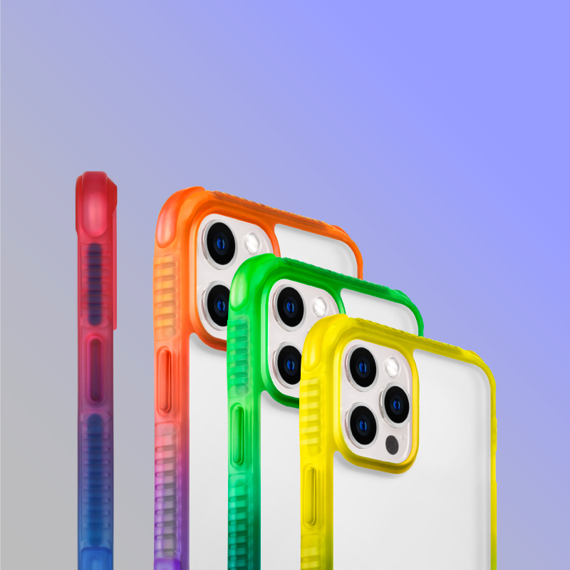 Apple iPhone 13 Uyumlu Kılıf Şeffaf Airbag Tasarımlı Skinarma Hade Kapak - 10