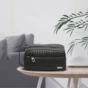 Lenyes LB527 Tomas Serisi Dokuma PU Mat Deri Bilek Tasarımlı Çizilmeye Karşı Dayanıklı Aksesuar Çantası - 1