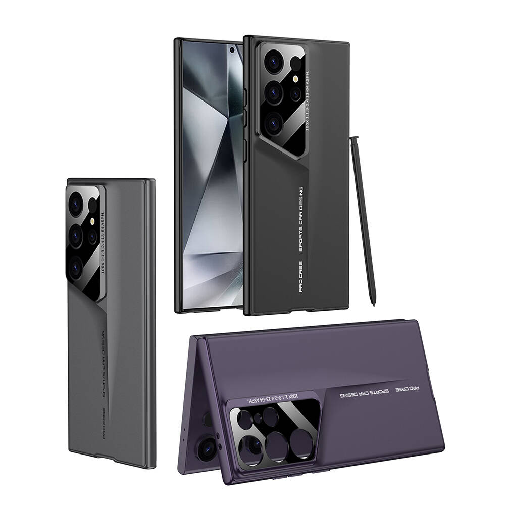Samsung Galaxy S23 Ultra Uyumlu Kılıf Ultra İnce Kamera Korumalı Sert Rubber Zore Procase Kapak - 11