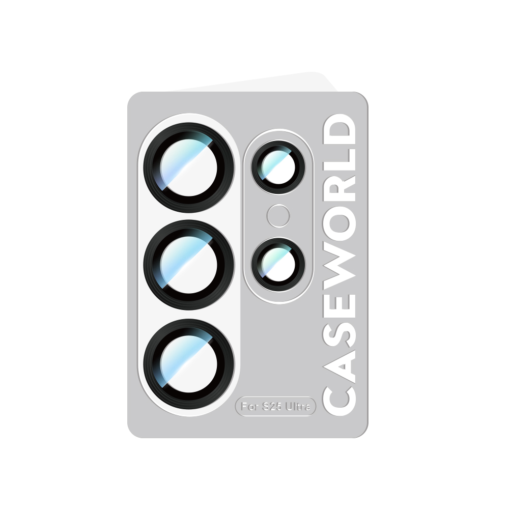 Samsung Galaxy S25 Ultra Uyumlu CaseWorld Alloy Serisi Oleofobik Anti Reflective Kamera Lens Koruyucu - 3