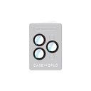 Apple iPhone 16 Pro Uyumlu CaseWorld Karbon Fiber Serisi Anti Reflective Ultra Clear Kamera Lens Koruyucu - 3